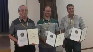 Prof. Tellier at the award ceremony