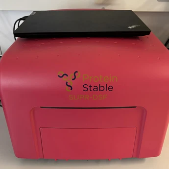 Intrinsic differential scanning fluorimetry is used to analyze protein stability.