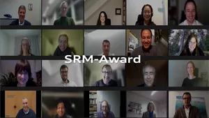 Gruppenbild der Onlineverleihung des SRM-Audi-Award