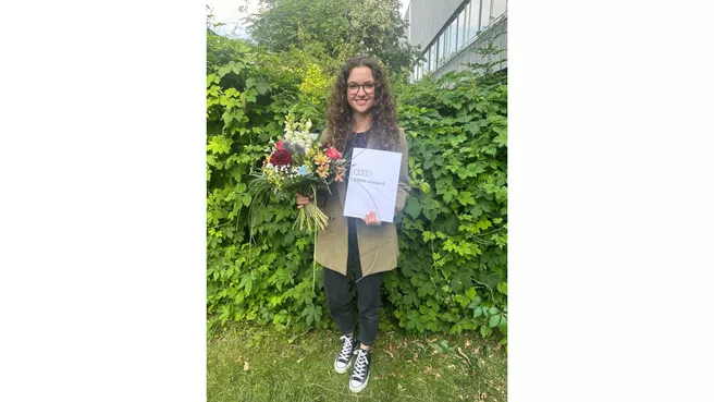 Preisträgerin mit dem SRM-Award