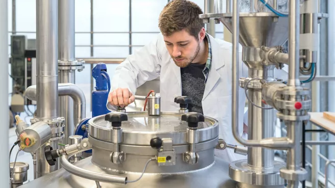Insight into the research brewery at TUM