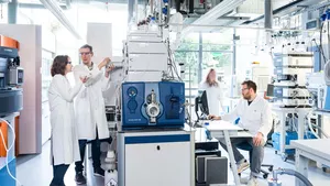 Research team for mass spectronomic analyses