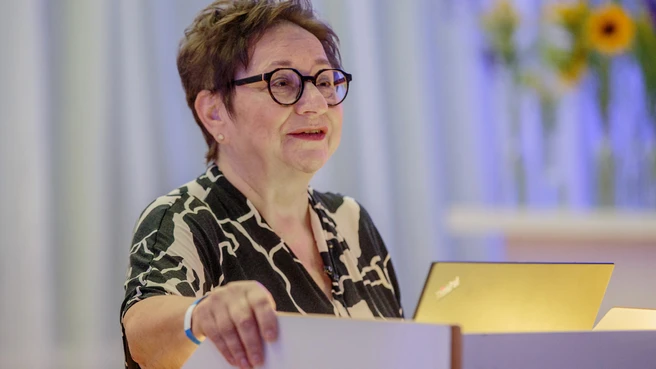 Dekanin Prof. Ingrid Kögel-Knabner bei der Abschlussfeier