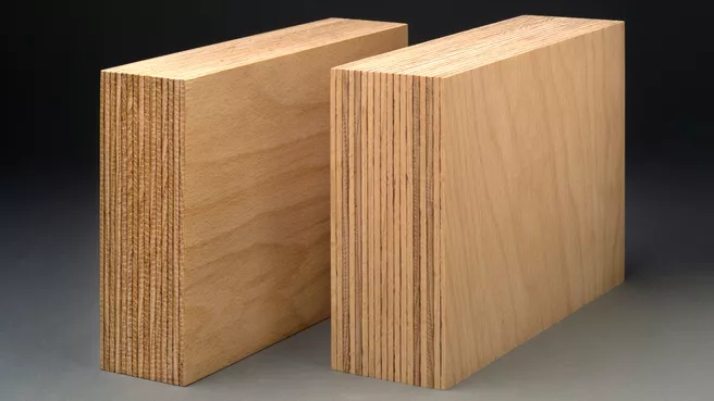 Holzbauelemente aus Buchenfurnieren
