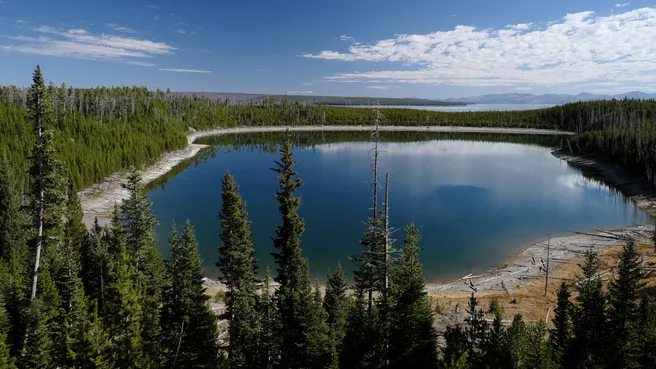 Landschaft des Yellowstone National Park