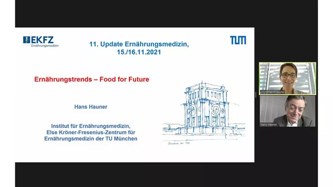 Aufnahme der digitalen Veranstaltung