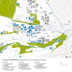Lageplan TUM Campus Weihenstephan