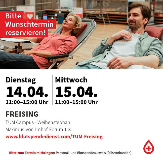Blood drive on April 14 and 15, 2026