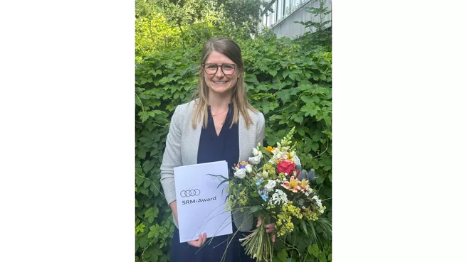Preisträgerin mit dem SRM-Award