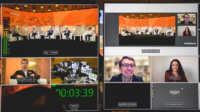 Online award ceremony with Prof. Haller