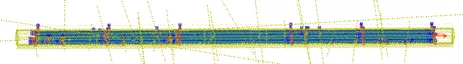 Figure 3: Model of Glulam