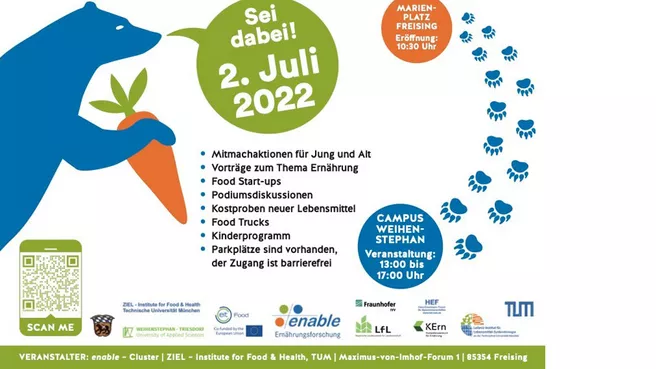 Flyer des Freisinger Innovationstag Ernährung 