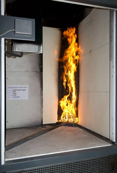 Building products testing according to EN - SBI-testing according to EN