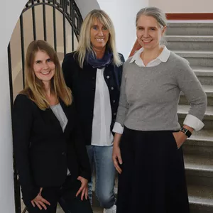 from right: Dr. Daniela Röder, Brigitte Stable, Denise Seidl