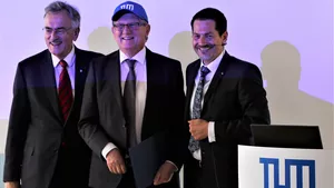 Verleihung der Ernennungsurkunde als Ehrenprofessor an Prof. Andersson 