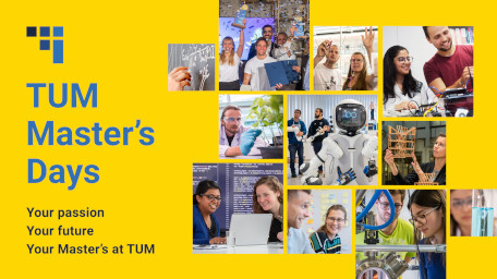 TUM Masterstudiengänge kennenlernen