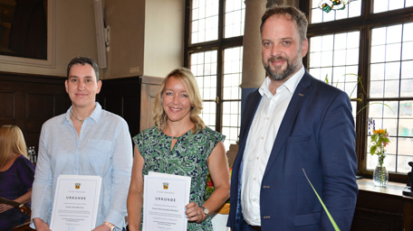 Wissenschaftspreis der Stadt Freising Preisverleihung an Prof. Uhlenhaut im Jahr 2022